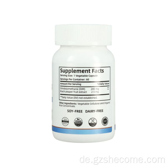 Shecome DIM Hormonal Balance Black Pepper DIM Kapseln